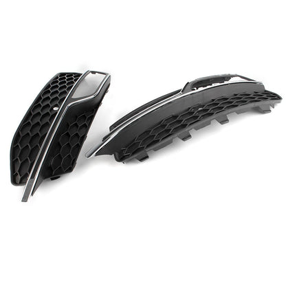 Front Lower Bumper Fog Light Covers Fit Audi A3 8V Pre-Facelift 2013-2017 Pair