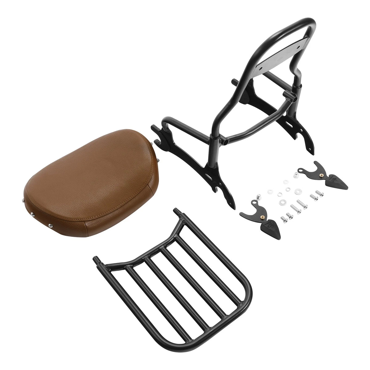Backrest Pad Sissy Bar Luggage Rack For Indian Chieftain 14-25 Challenger 21-25