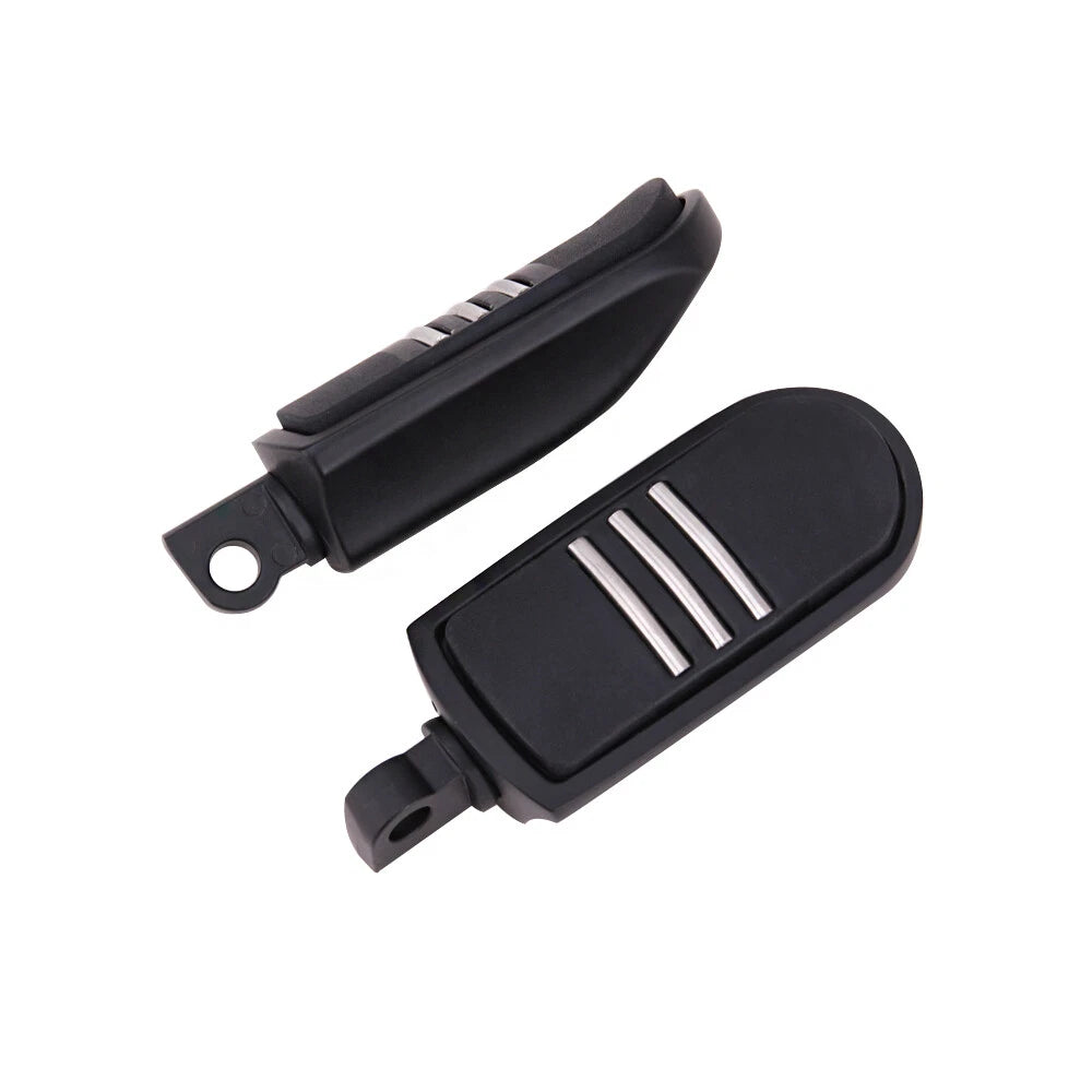 Black 32mm Highway Foot Pegs Pedals For Harley Touring Road King Street Glide US