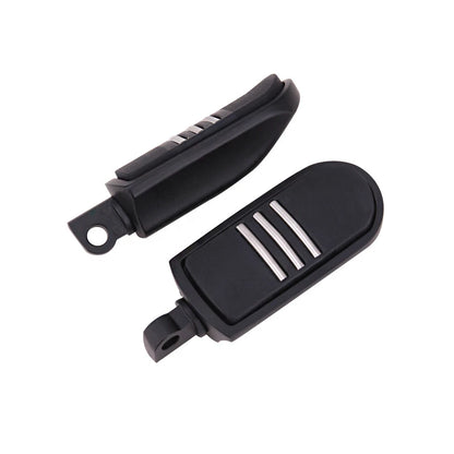 Black 32mm Highway Foot Pegs Pedals For Harley Touring Road King Street Glide US