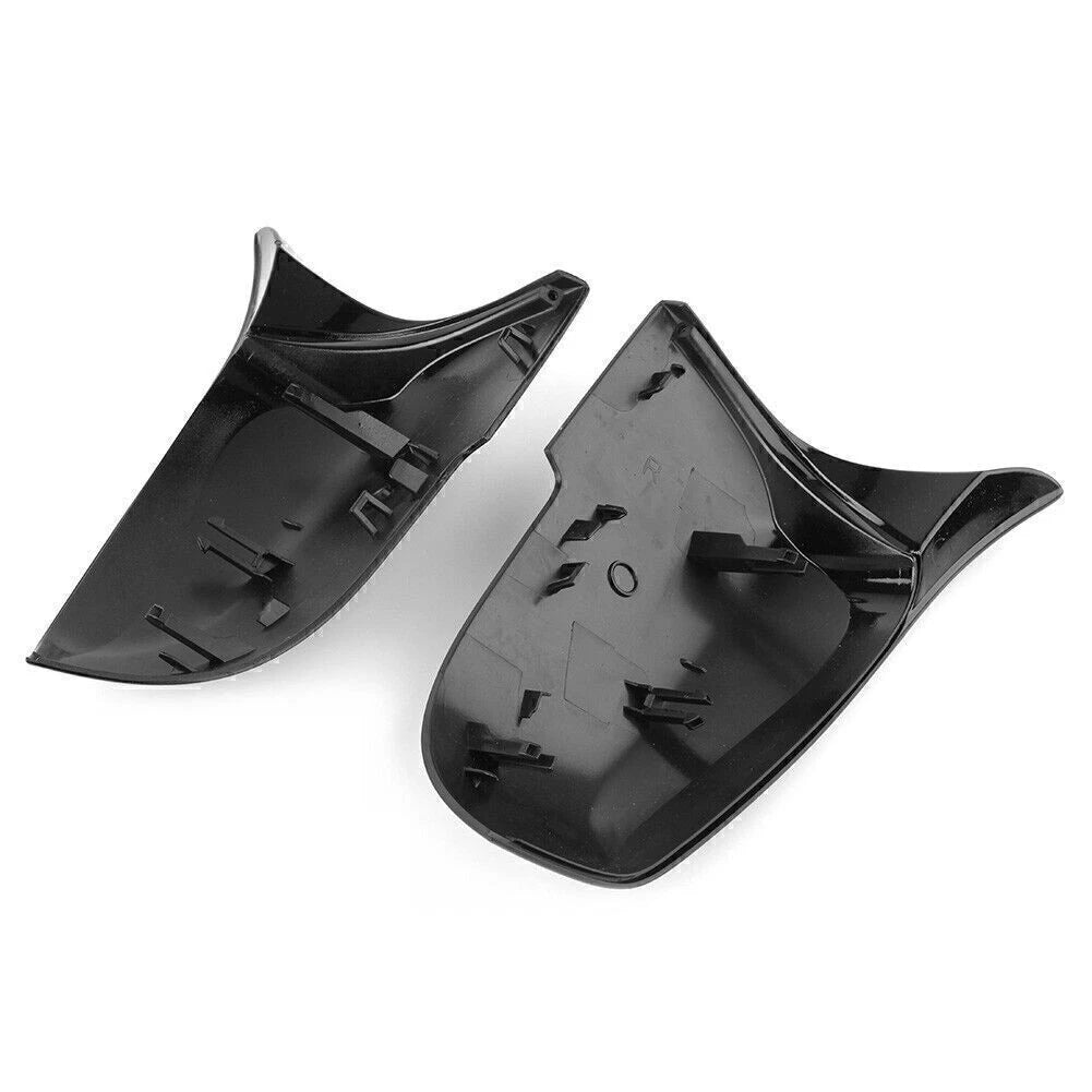 2 x Rearview Mirror Cover Caps Black Protect Fit BMW F20 F21 F30 F31 F32 F34 E84