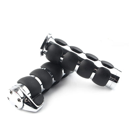 1 Pair Handle Bar Hand Grip For Motorcycle Cruiser Bike Chopper 1" Universal Fit
