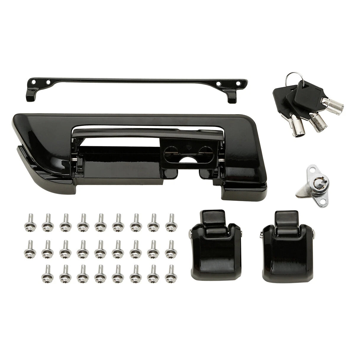 Black Trunk Lids Latches Fit For Harley Davidson Touring Electra Glide 2014-Up