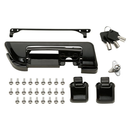 Black Trunk Lids Latches Fit For Harley Davidson Touring Electra Glide 2014-Up