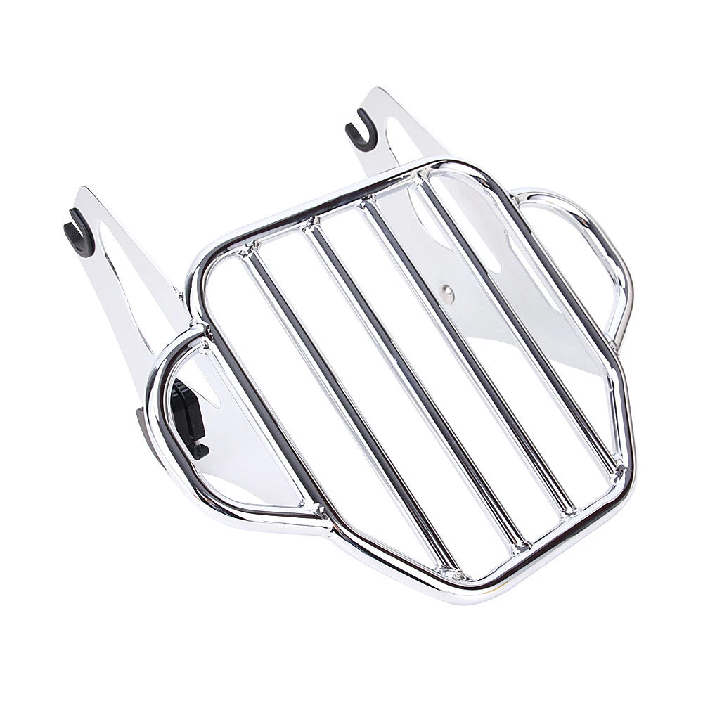 Chrome Detachable Two Up Tour Pack Pak Luggage Rack For Harley Touring 2009-2022