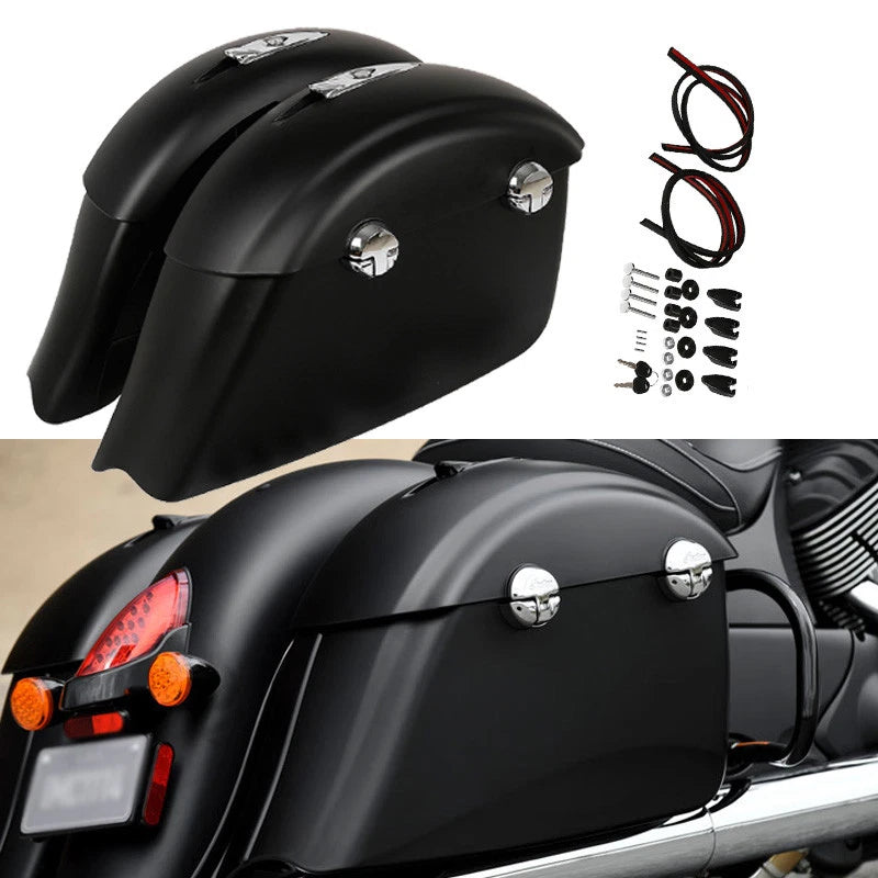 Saddlebag Electronic Latch Protector Rails Liner For Indian 2014-2018 Chieftain