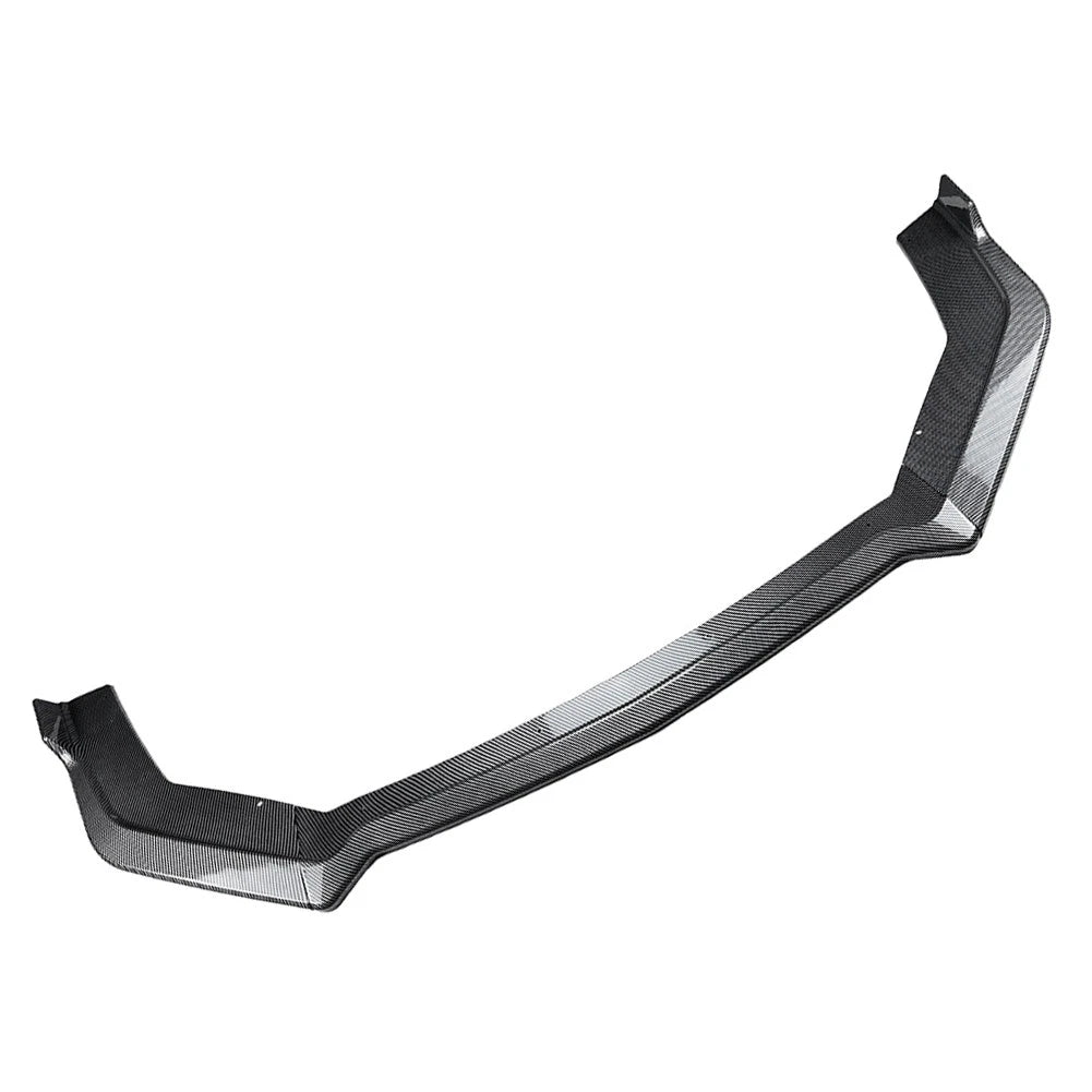 Front Bumper Lip Spoiler Splitter Fit For Ford Mustang 2018-2023 Carbon Look