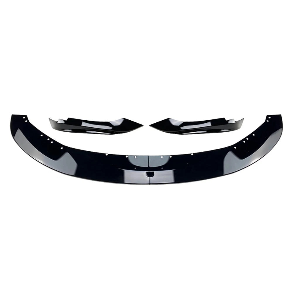 Front Bumper Lip Spoiler + Side Splitter Canards Cover Body Kit For BMW 4 Series