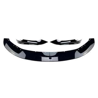 Front Bumper Lip Spoiler + Side Splitter Canards Cover Body Kit For BMW 4 Series