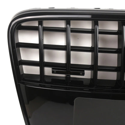 1 Piece Front Bumper Radiator Vent Grille For Audi Q7 2005-2015 Glossy Black