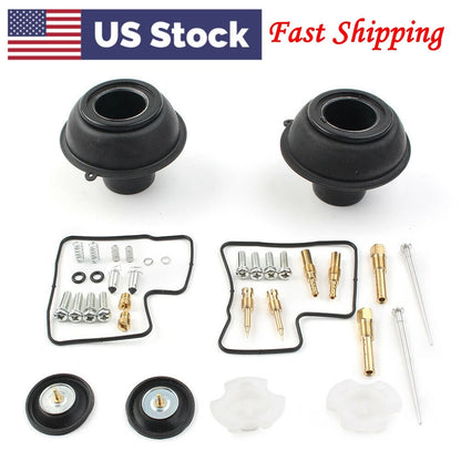 2xCarburetor Repair Kit Rebuild Sets Fit Honda Steed Shadow VT VLX 600 Diaphragm