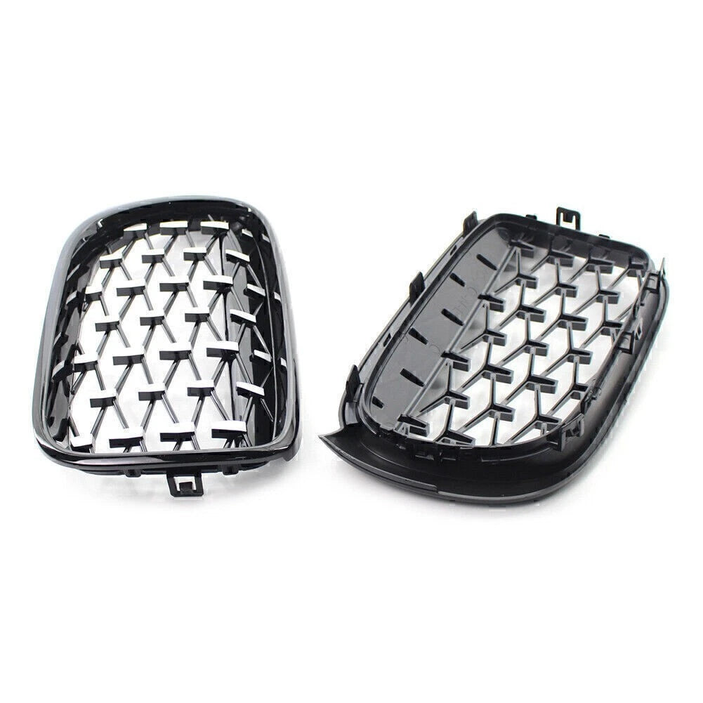 Fit BMW X3 F25 /X4 F26 2014-2017 Diamond Meteor Latest Style Front Kidney Grille