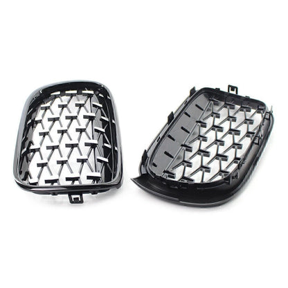 Fit BMW X3 F25 /X4 F26 2014-2017 Diamond Meteor Latest Style Front Kidney Grille
