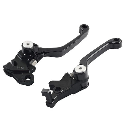1 Pair Black Clutch Brake Levers CNC Pivot For Honda CRF150F CRF230F 2003-2017