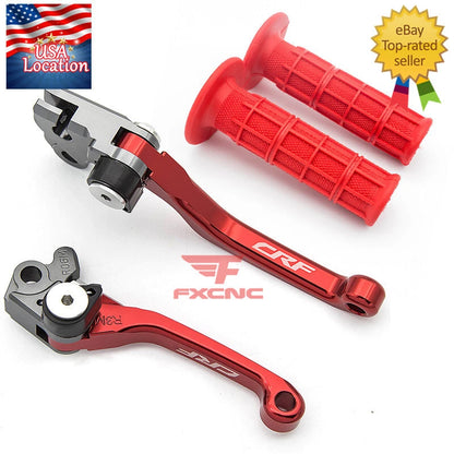 For CRF250RALLY CRF250L Rally 2017-2021 Brake Clutch Levers CRF Logo Grips Dirt