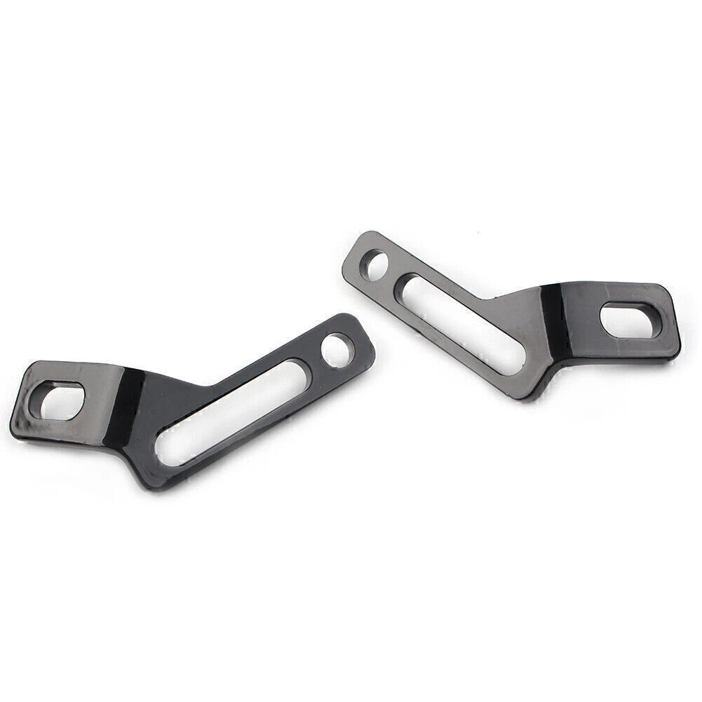 Rear Footrest Tie-Down Brackets For Harley Road King Electra Street Glide Black