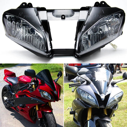 Fits For Yamaha 2006-2007 YZF R6 YZF-R6 YZFR6 Front Headlight Headlamp Assembly