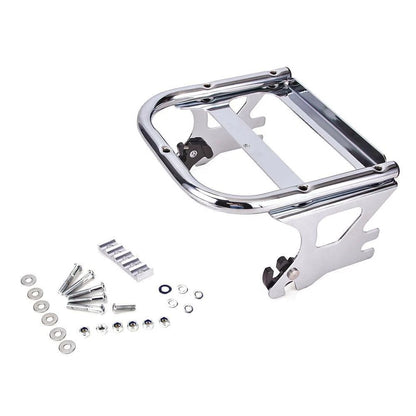 Detachable 2 up Tour Pack Mount Bracket Rack & Docking Hardware For Harley 97-08