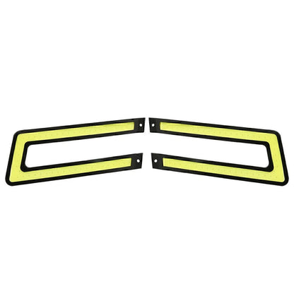White COB DRL LED Daytime Running Light for Universal Car Driving Fog Lamp 2 Pcs