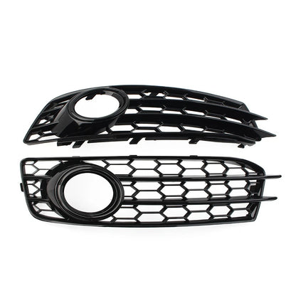 BK Front Bumper Honeycomb Mesh Fog Light Grille Cover Fit Audi A3 8P SLine 09-12