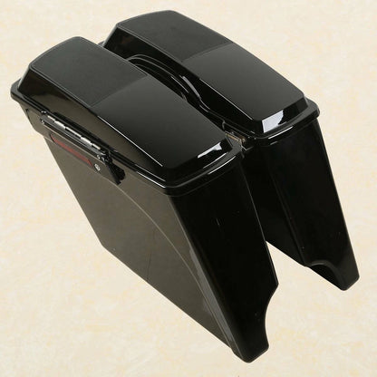 5" Saddlebags 6X9" Speaker Lids & LED Rear Fender Fit For Harley Touring 09-13