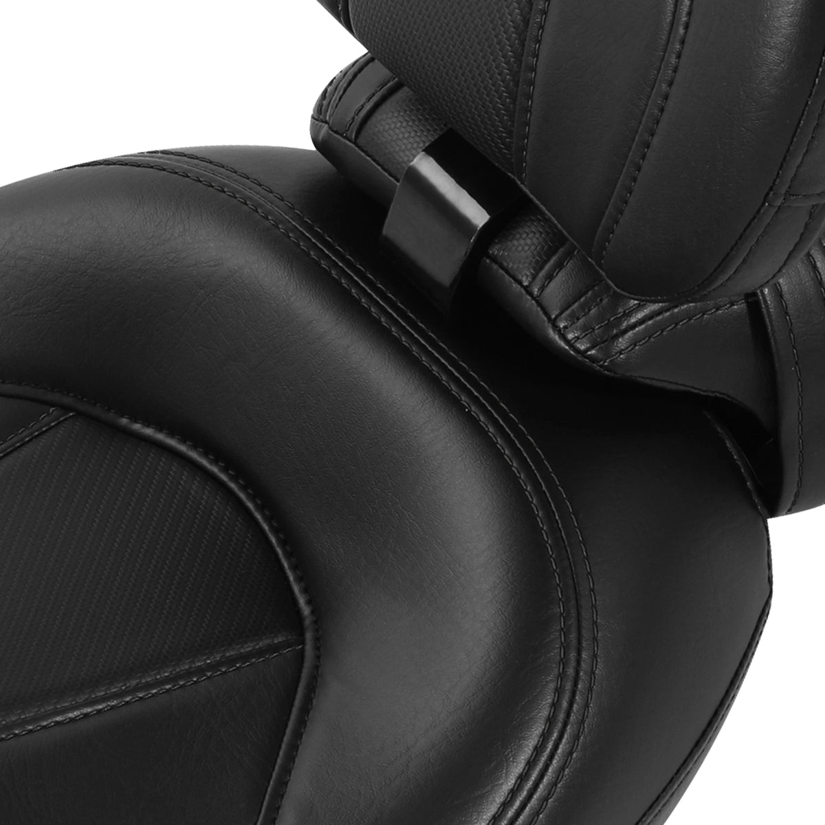 Black Driver Passenger Seats Front Rear Backrest Fit For Harley Road Glide 14-23