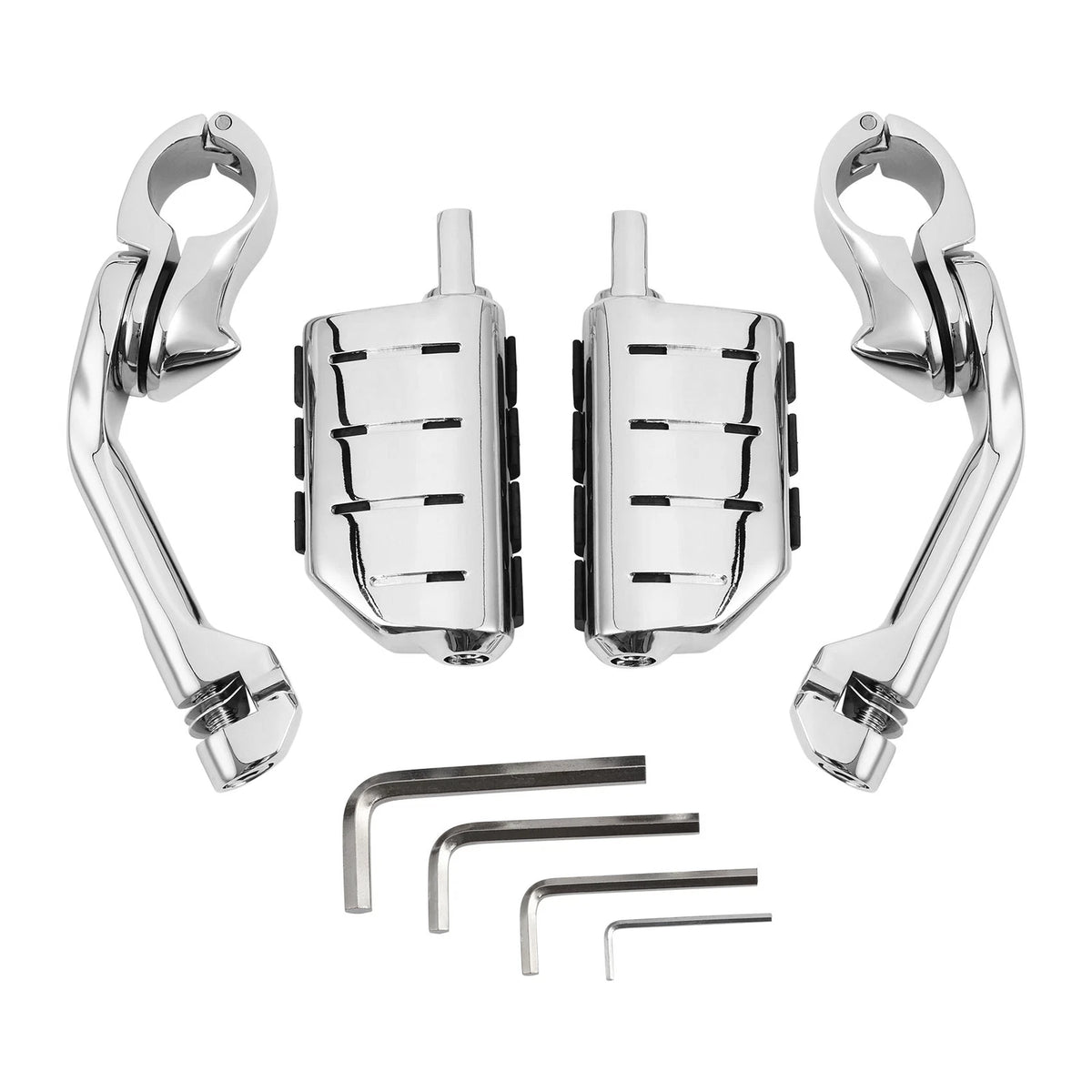 32mm Long Highway Foot Pegs Footrests Fit For Harley Touring Electra Road Glide