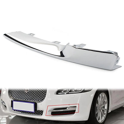 Front Left Side Grille Lower Bumper Molding Trim For JAGUAR XJ 2016-2021 Chrome