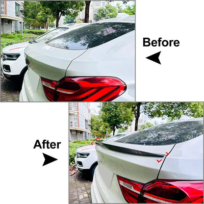 Tail Wing Rear Trunk Spoiler Splitter Lip Glossy Black For BMW X4 F26 2014-2018