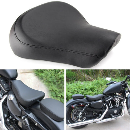 Front Driver Rider Solo Seat For Harley Sportster XL 1200 883 72 48 Custom 83-03