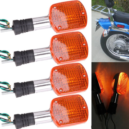 4X Turn Signal Blinker Light Fit For Honda Magna VF250 VF750 Rebel CA250 CMX250