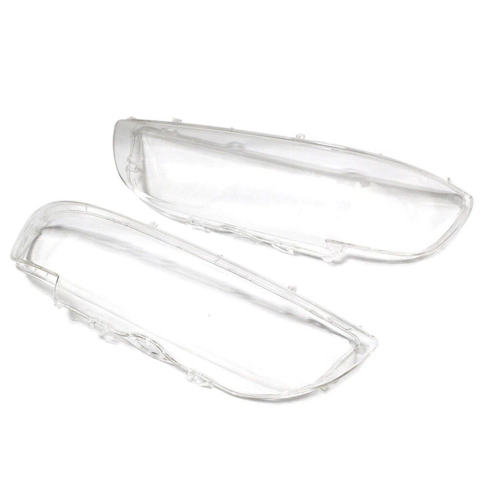 Front Headlight Lens Shell Cover Replacement For BMW 5 Series E39 2001-2003 PAIR