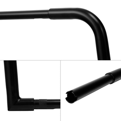 14" Rise Ape Hangers Bars 1-1/4" Fat Handlebars Fit For Harley Touring Sportster
