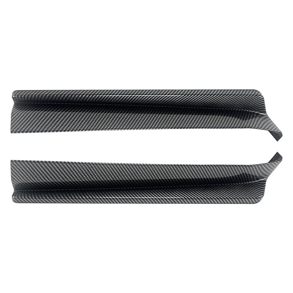 Carbon Fiber Pattern Rear Bumper Side Aprons Spats For Suabru WRX STI VA 2015-21