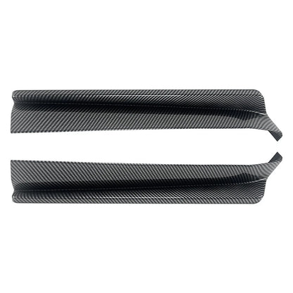 Carbon Fiber Pattern Rear Bumper Side Aprons Spats For Suabru WRX STI VA 2015-21