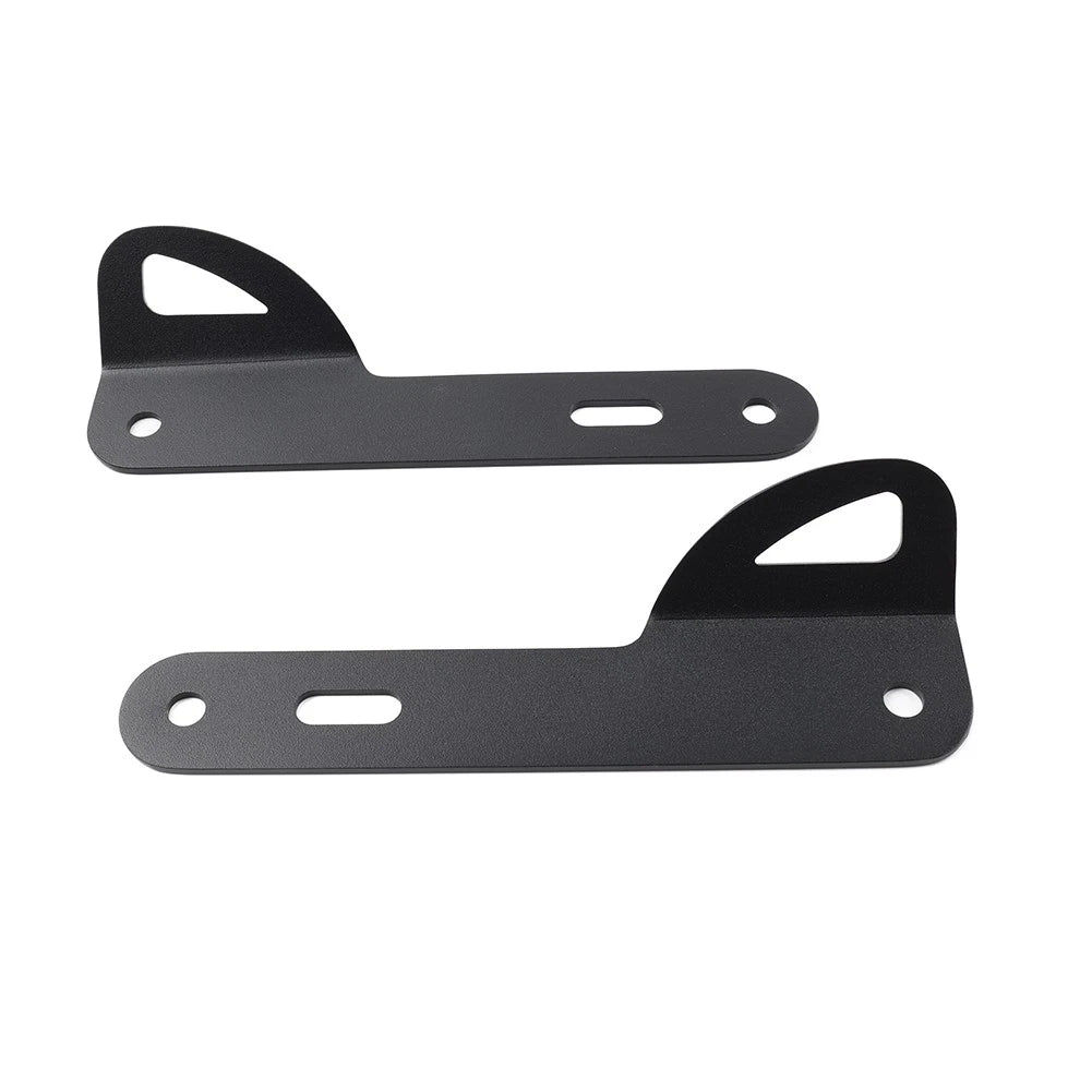 Pair Front Teardrop Tie-Down Brackets Mount For Harley Touring Street Glide FLTR