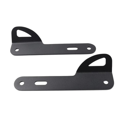 Pair Front Teardrop Tie-Down Brackets Mount For Harley Touring Street Glide FLTR