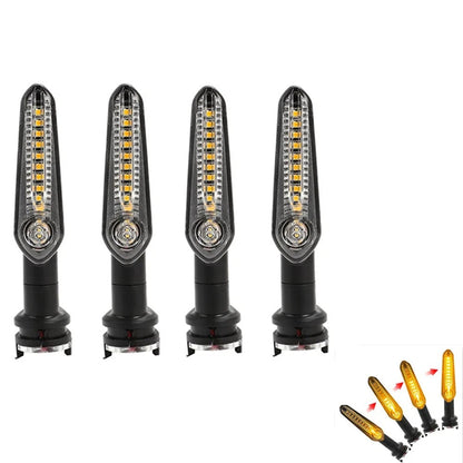 Front & Rear LED Turn Signal Indicator Lamp For Yamaha MT03/07/09 Tracer XSR 700