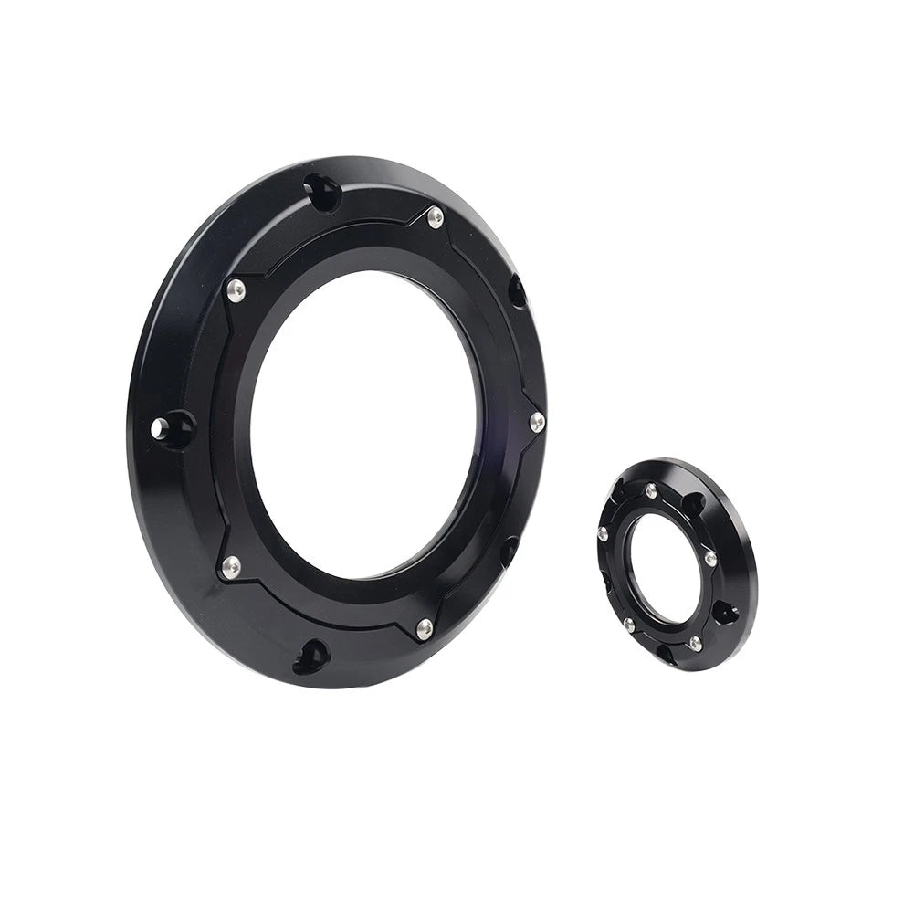 Clear Derby Timer Timing Cover Fit Harley Softail Dyna Touring Road Glide