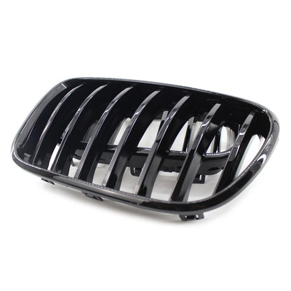 2x Front Radiator Kidney Grille For BMW X3 F25 2009-2017 51117237422 Gloss Black