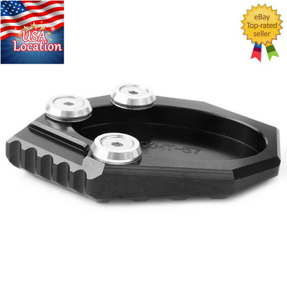 For Kawasaki KLX250 2009-2015 CNC Kickstand Sidestand Extension Footpads Foot
