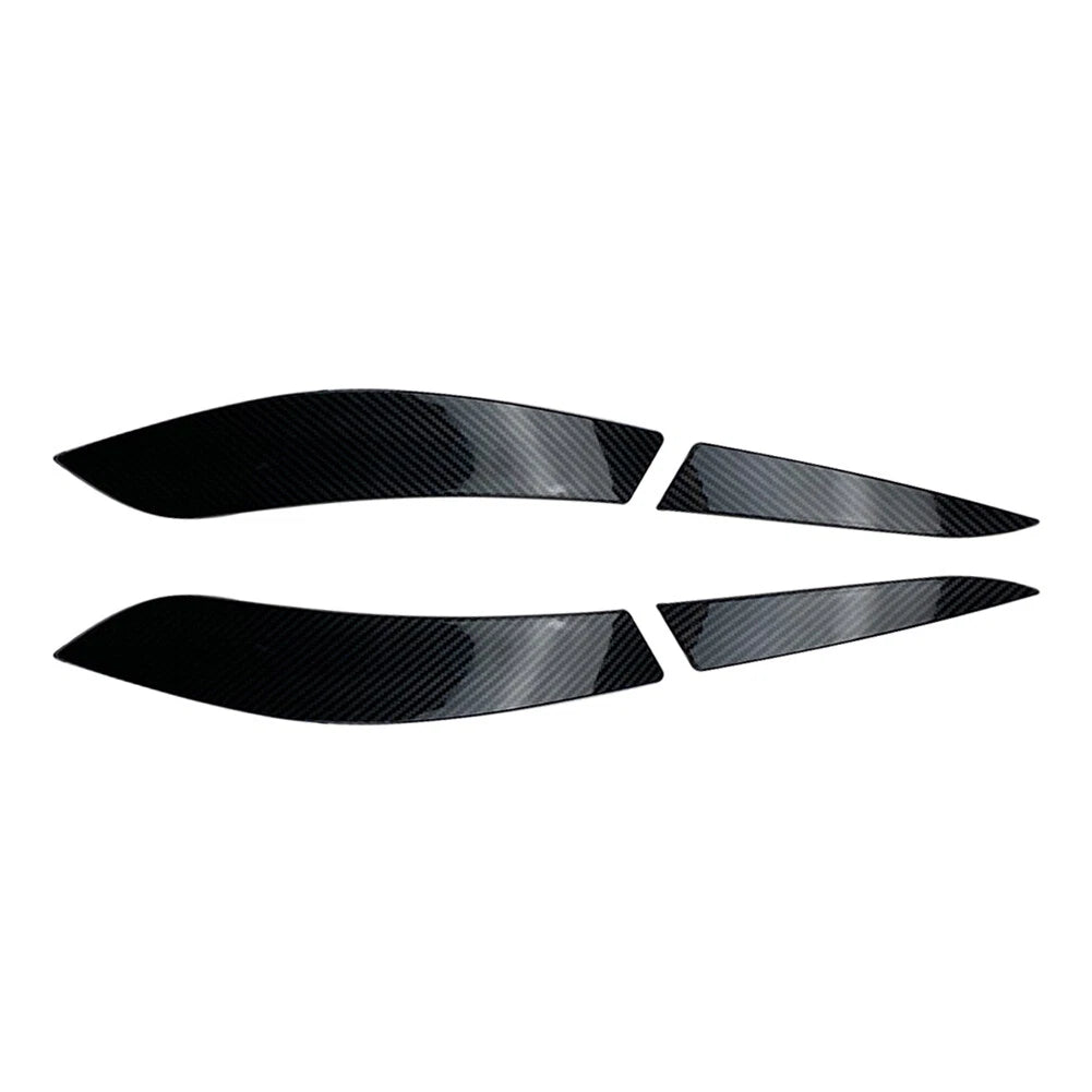 Rear Tail Light Lamp Eyelid Trim Cover Carbon Fiber For VW Golf 6 MK6 2008-2013
