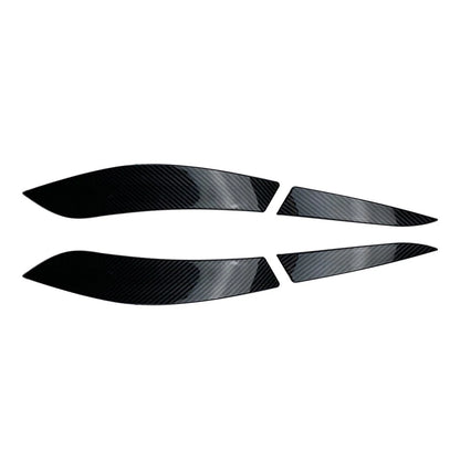 Rear Tail Light Lamp Eyelid Trim Cover Carbon Fiber For VW Golf 6 MK6 2008-2013