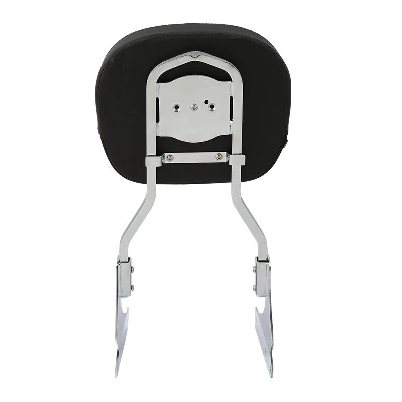 Chrome Low Backrest Sissy Bar Fit For Harley Softail FLST FLSTC FLSTNSE 84-17 US