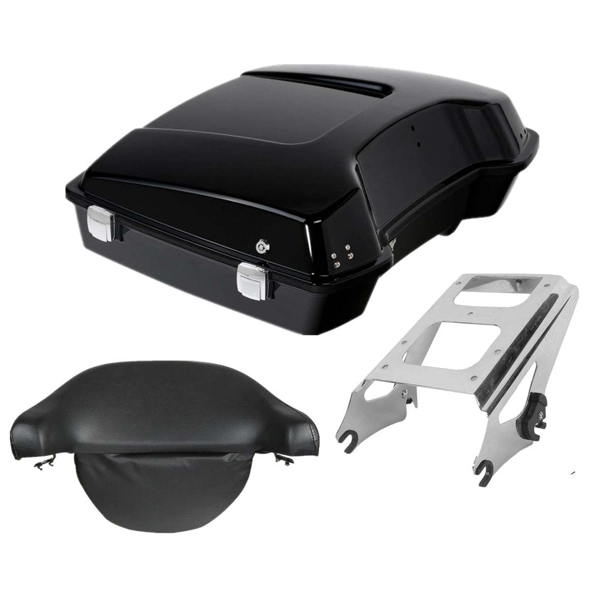 Razor Trunk Backrest Mount Rack Fit For Harley Electra Glide 09-13 12