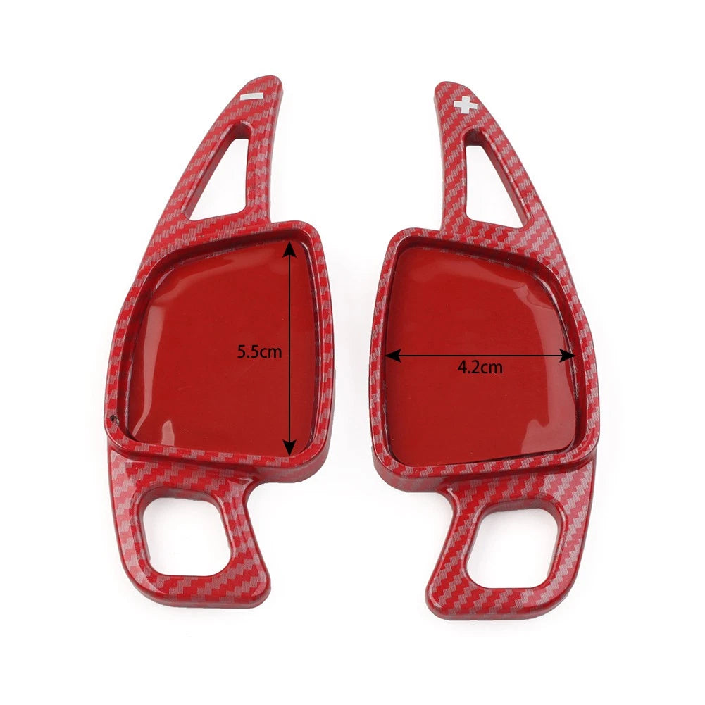 1 Pair ABS Steering Wheel Paddle Shifter Extension Fit Audi A3 A4 S4 A5 S5 A6 A7