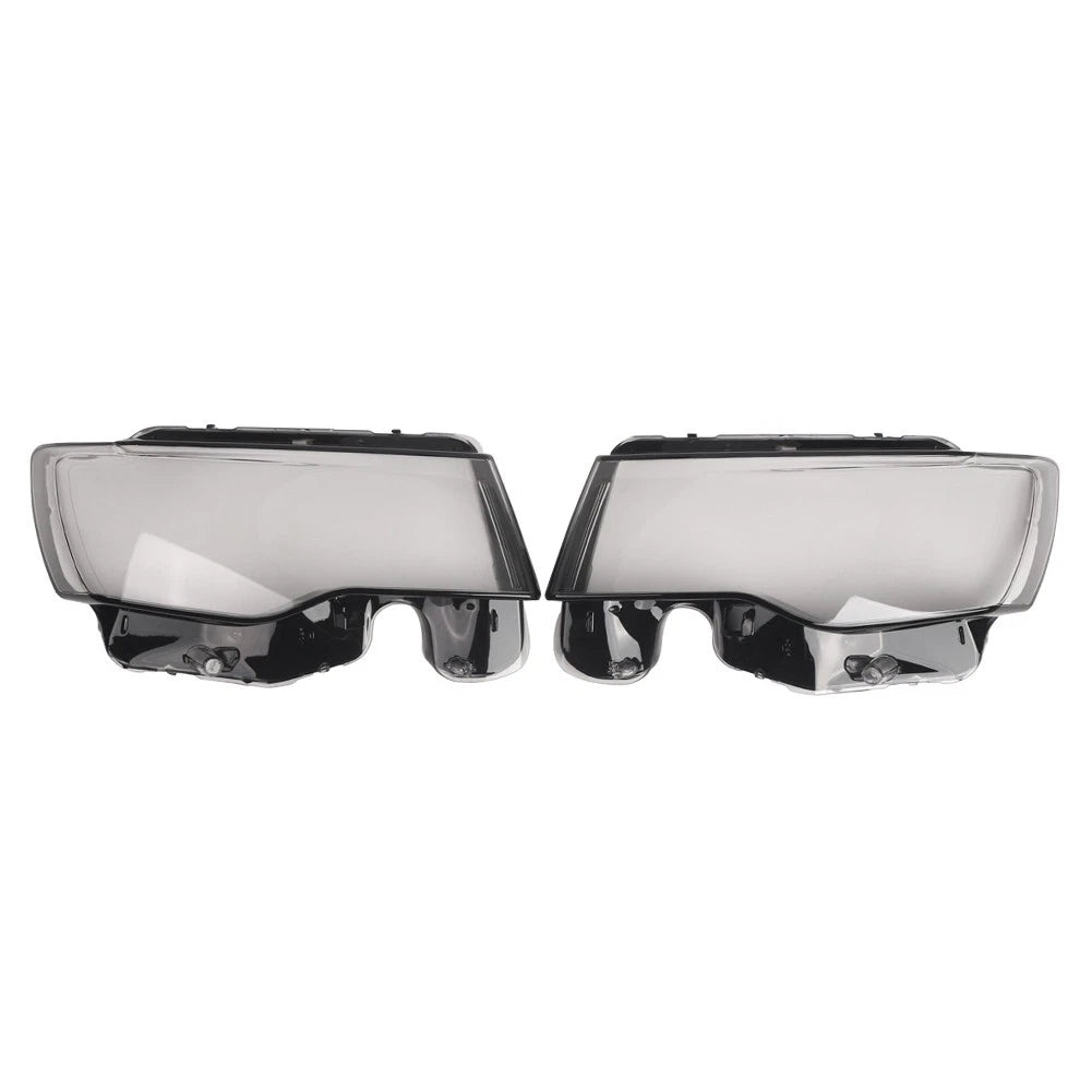 1 Pair Headlight Headlamp Lens Cover For Jeep Grand Cherokee 2014-2019