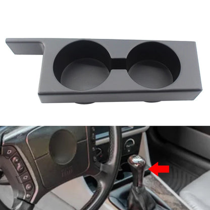 Center Console Double Cup Holder Organizer For BMW 525i 528i 530i 540i M5 Black