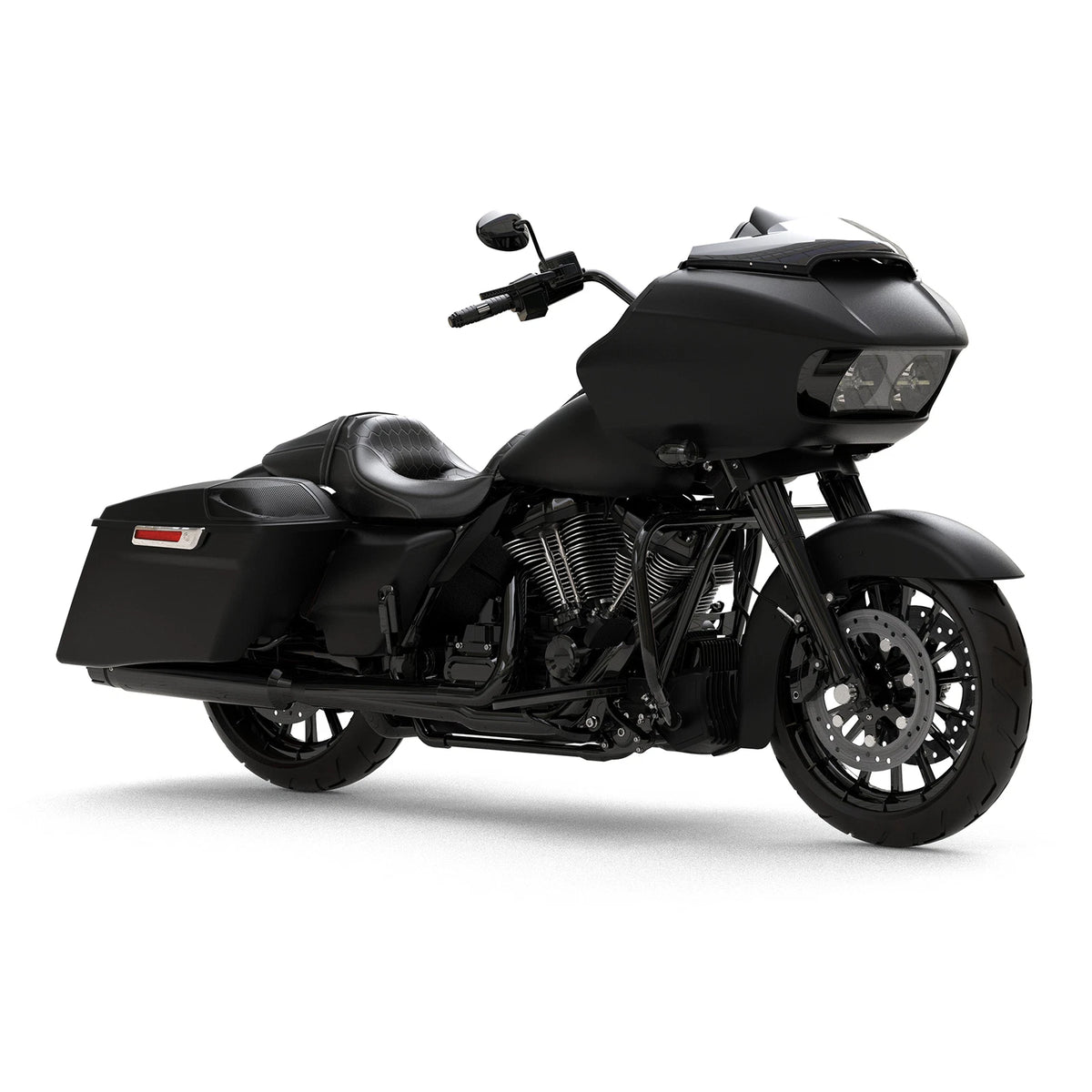 Fairings Body Work Kit Fit For Harley Touring CVO Road Glide 15-23 Black Denim