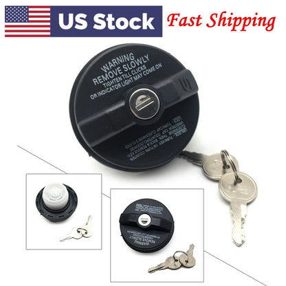 Screw Thread Locking Gas Fuel Cap W/2 KEY Fit Chrysler Jeep Dodge 2001-2016 2015